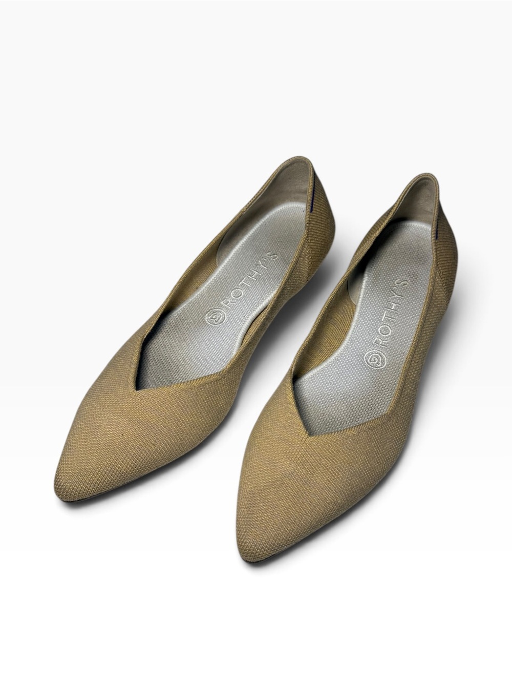 ROTHY'S Pointed Toe Flats in Camel